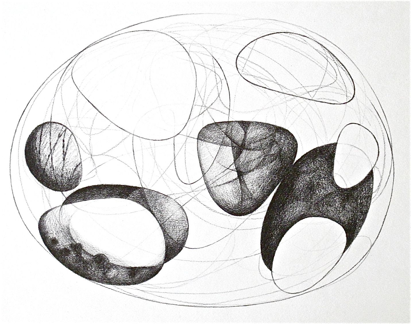    Reunion V  , 2012 Graphite on Paper 16” x 12” 