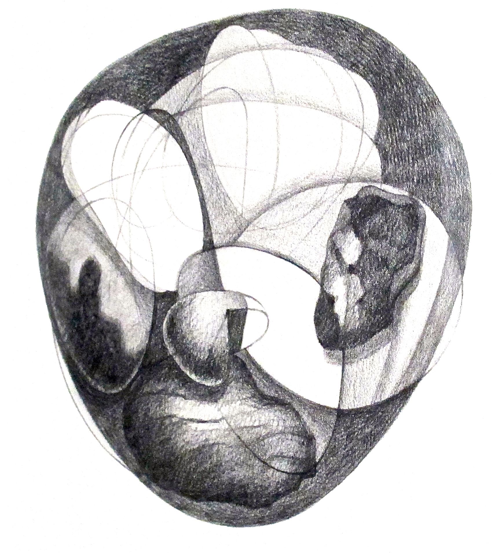    Reunion II  , 2012 Graphite on Paper 11” x 14” 