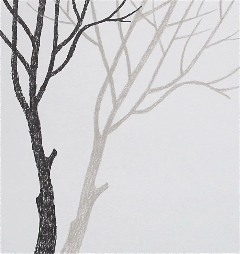 Little To The Left. O.K. , 2011 Prismacolor on Paper 9” x 12”