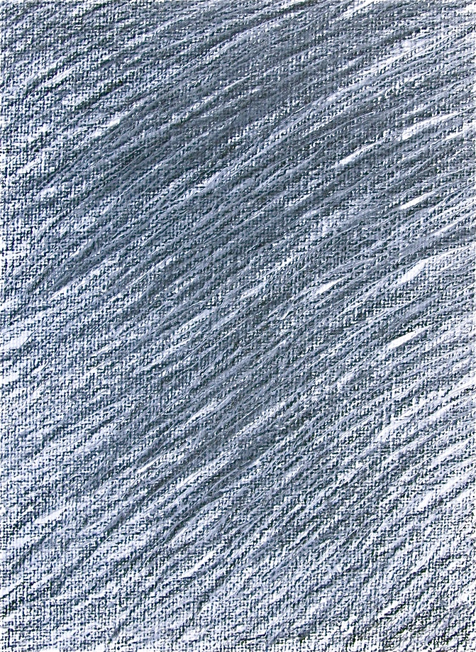    With The Flow  , 2015 Graphite &amp; Gesso on Canvas 10” x 8” 