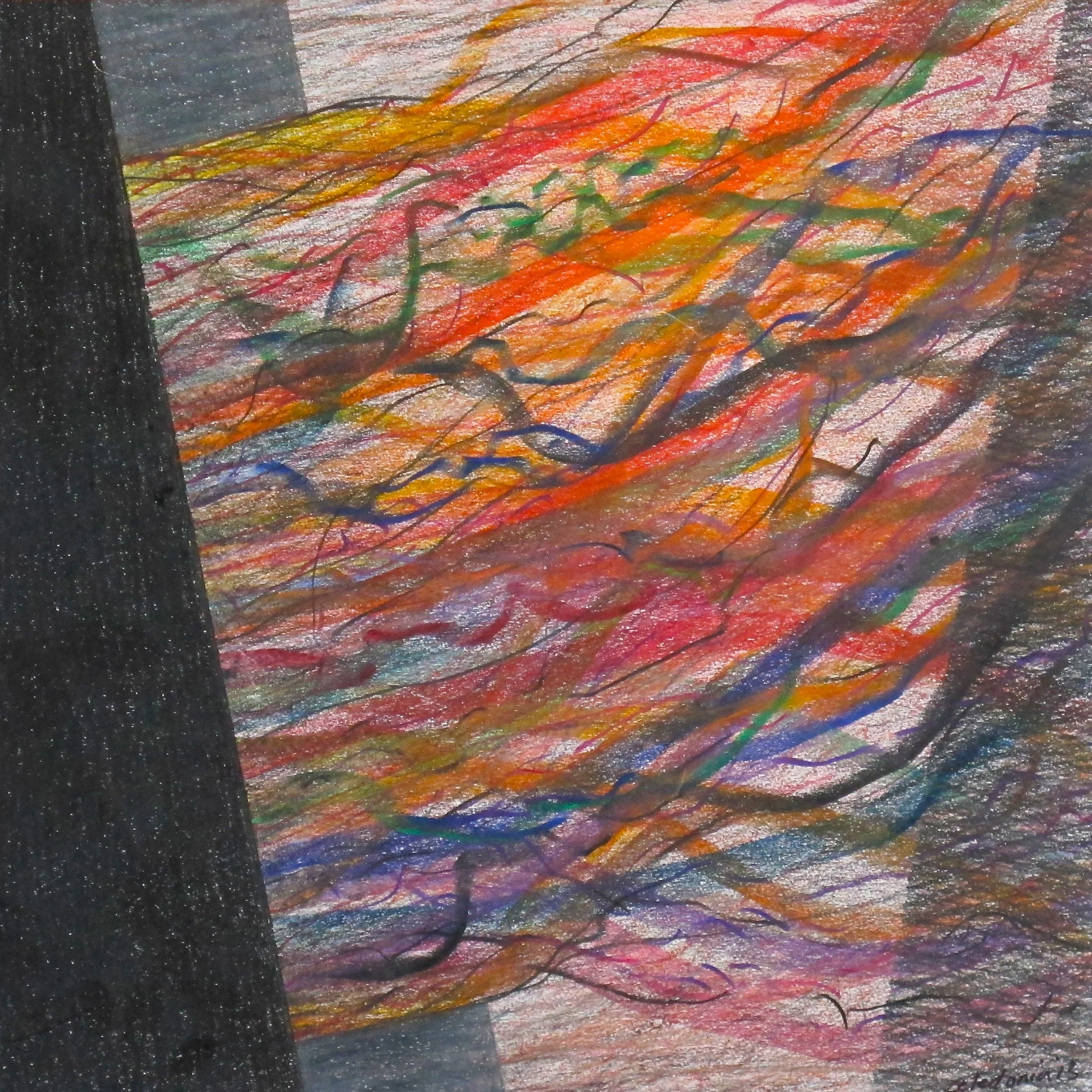 The Party’s Over , 2013 Prismacolor on Paper 7.5” x 7.5”