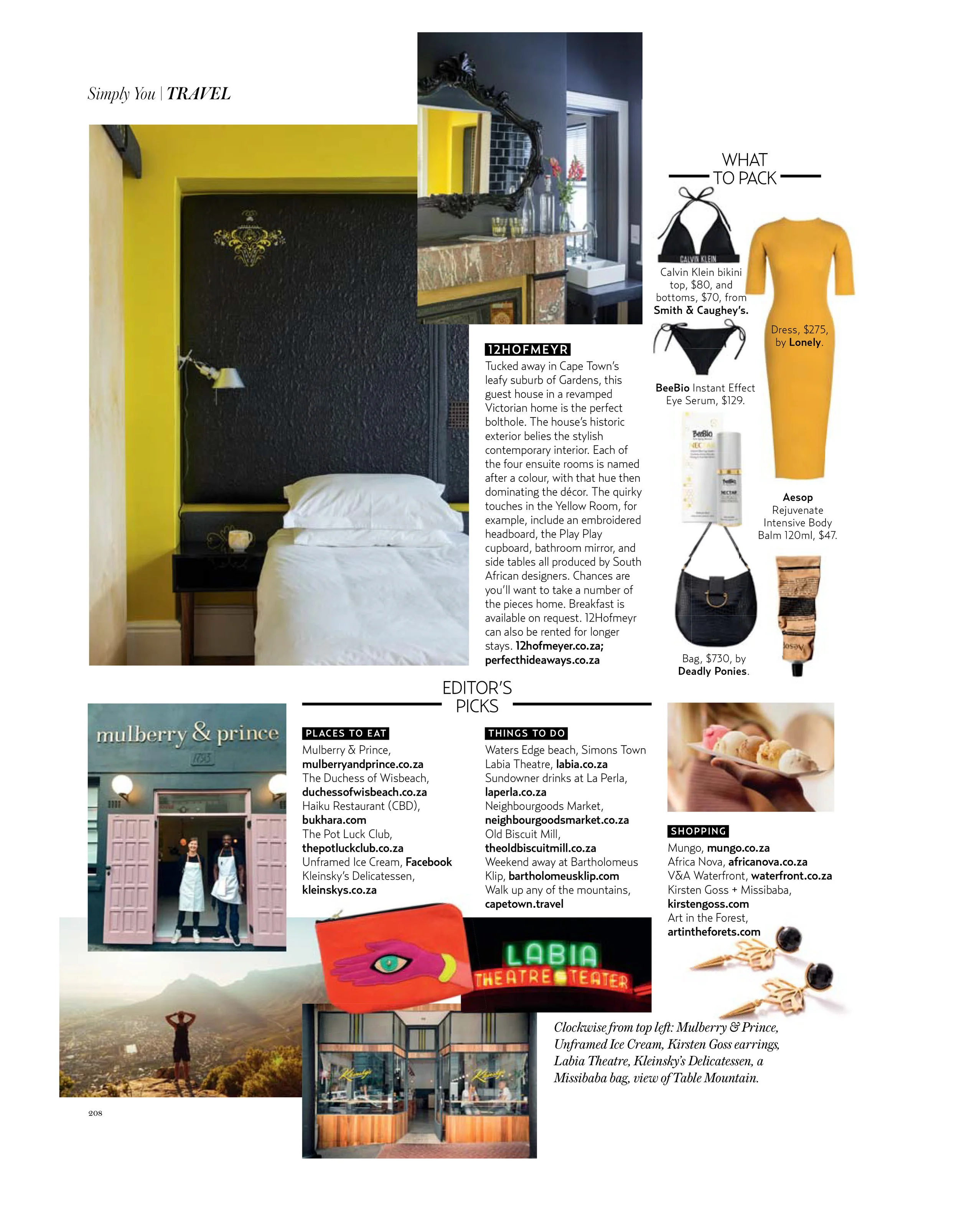 SIMPLY YOU STYLE | TRAVEL - SOUTH AFRICA | P 208 | PG 3 OF 6