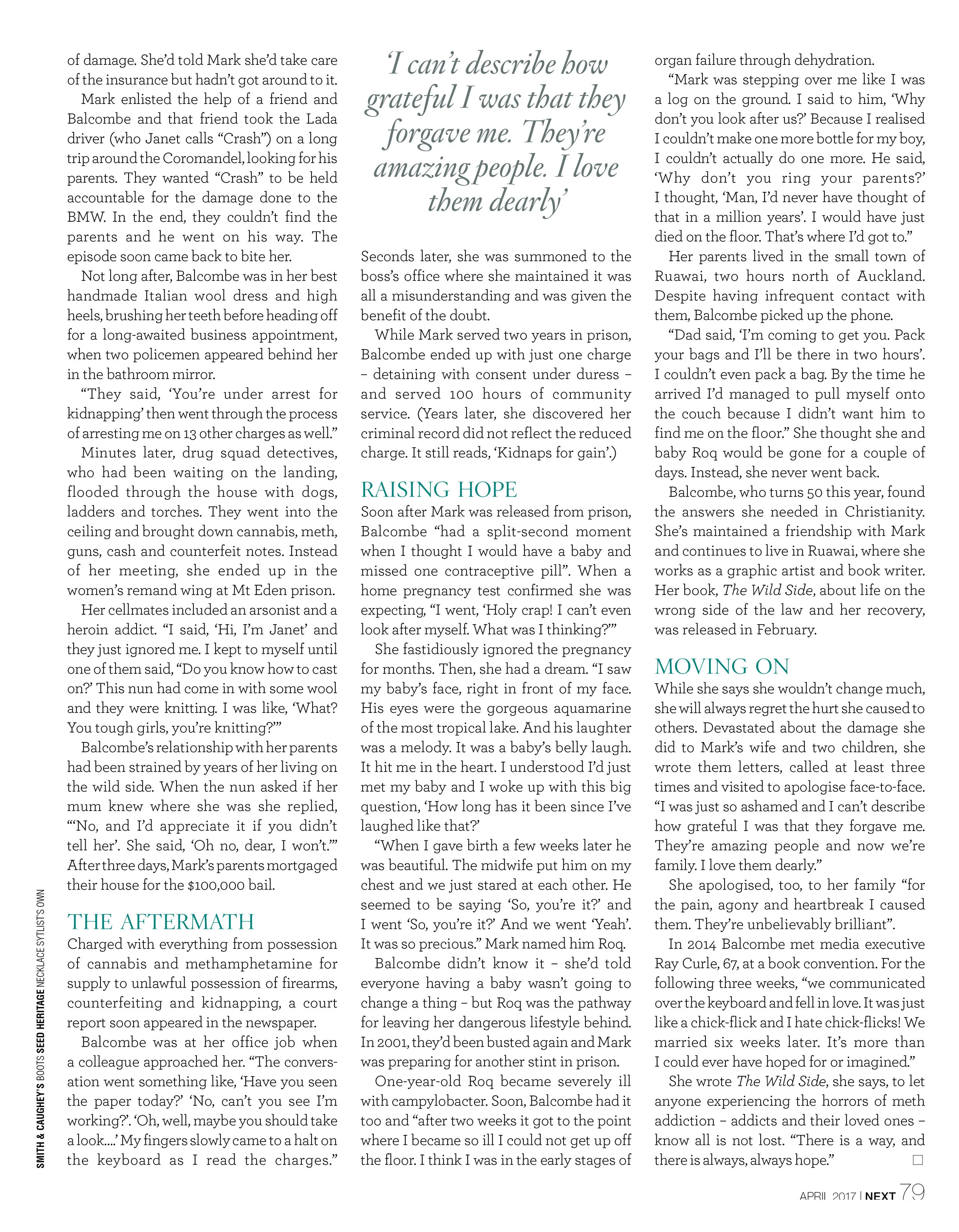 NEXT | BREAKING THE CYCLE | APRIL | PG 79 | PG 6 OF 6