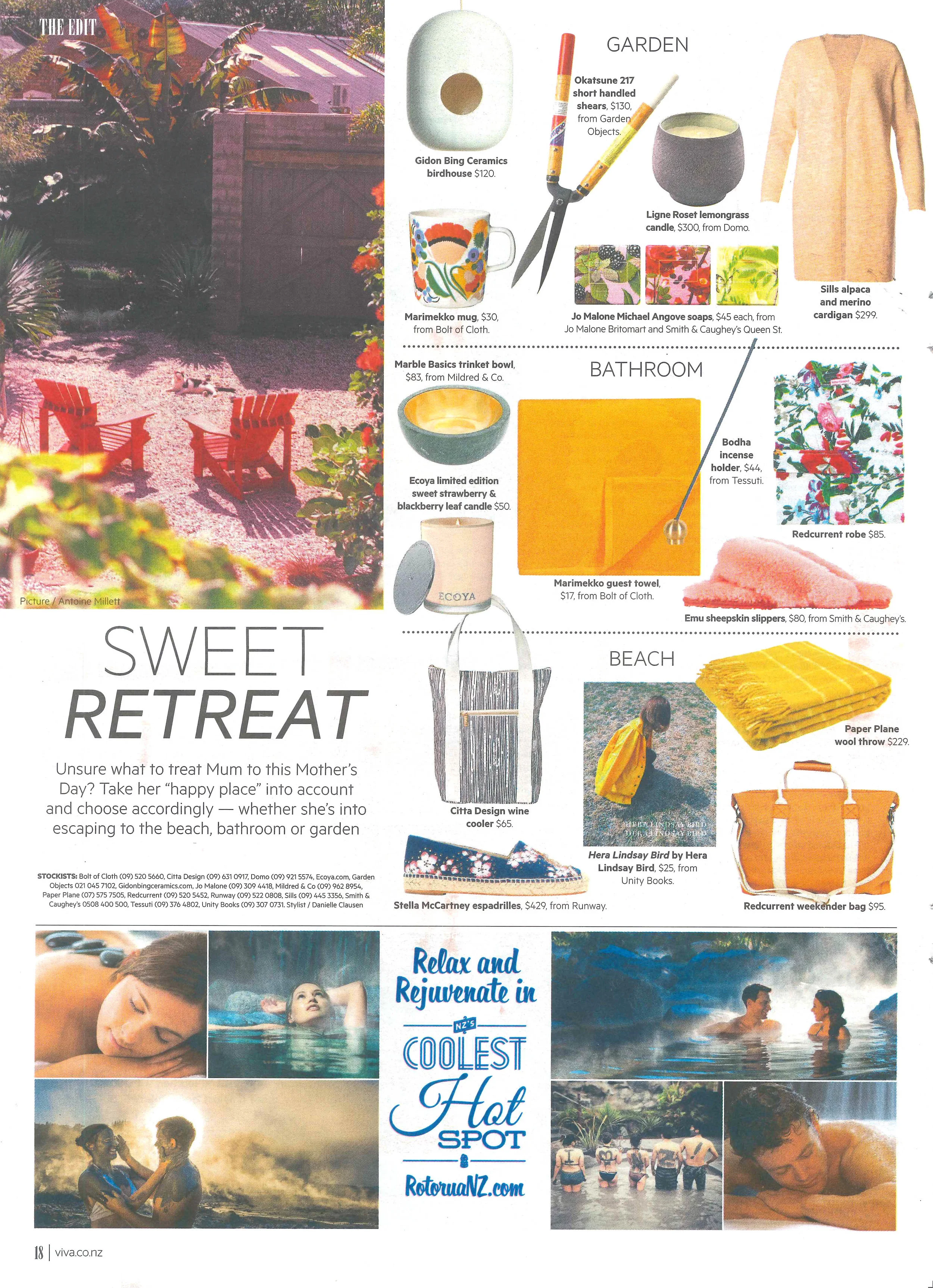 NZH - VIVA | SWEET RETREAT | 03.05.17