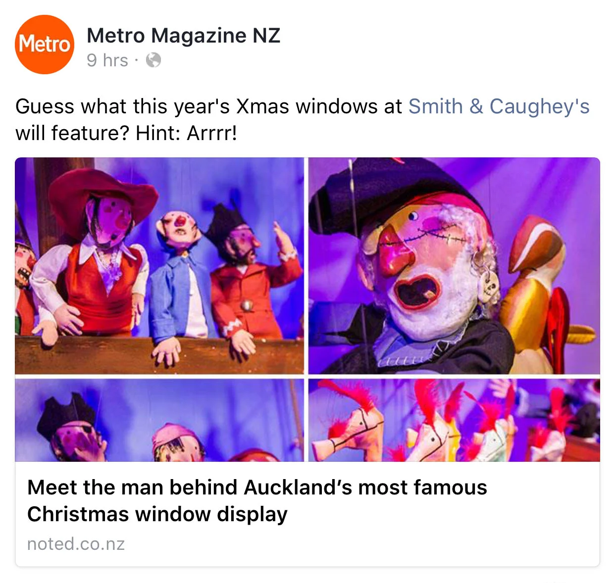 METRO MAGAZINE - FACEBOOK POST | 0 LIKES