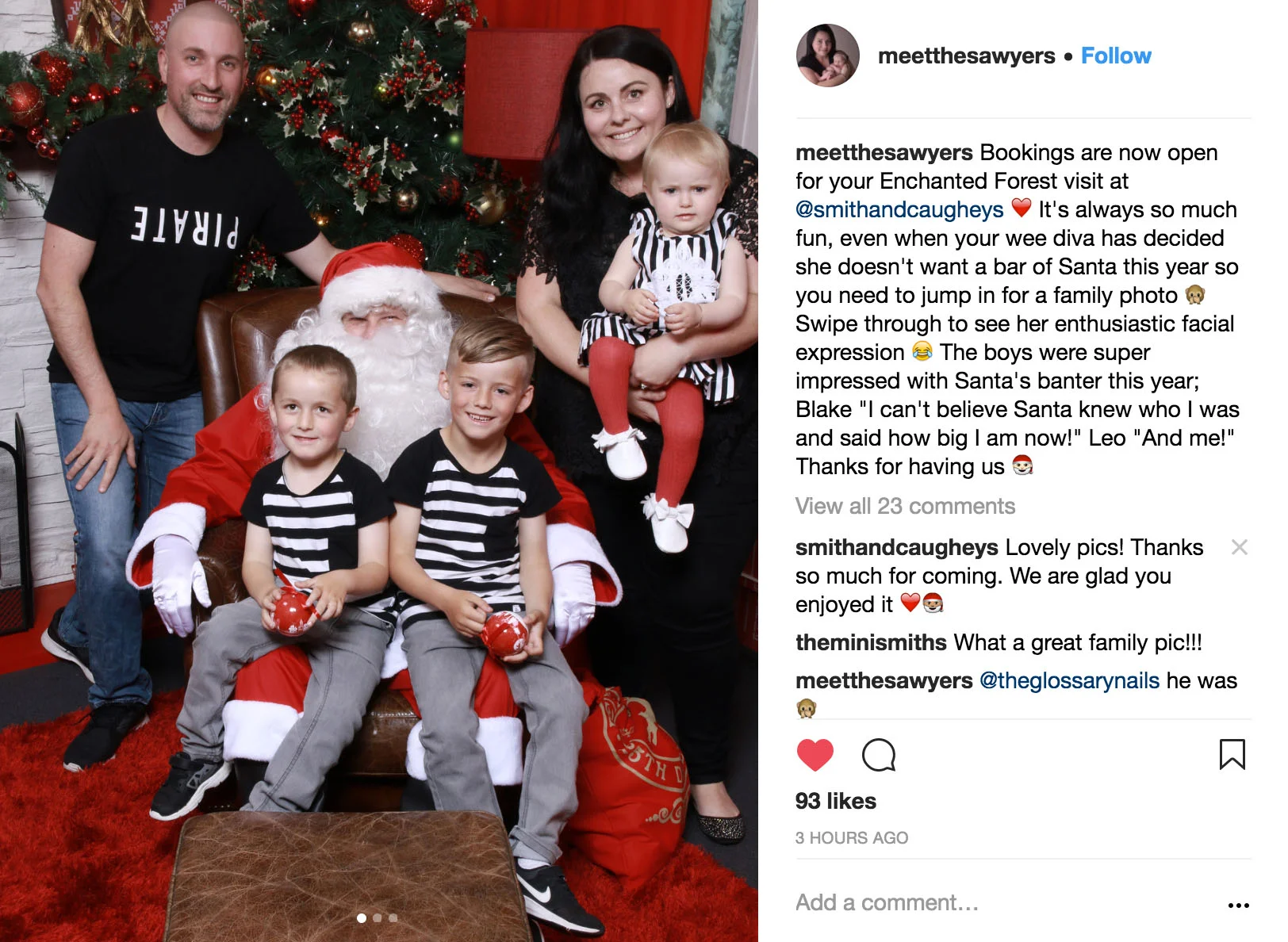 @MEETTHESAWYERS | INSTAGRAM POST