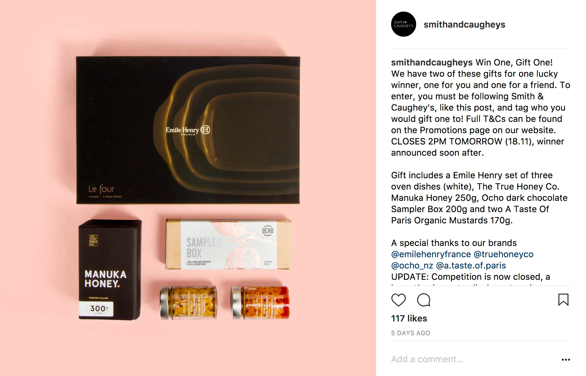 INSTAGRAM POST: 17.11.17 Likes: 119 Comments: 99 Impressions:&nbsp;3 196 Reach: 2 504 Actions: 21  (Organic - no paid promotion.)    Pushed to Facebook Likes, comments and shares: 6 Reach: 1 787 Post clicks: 41   (Organic - no paid promotion.)