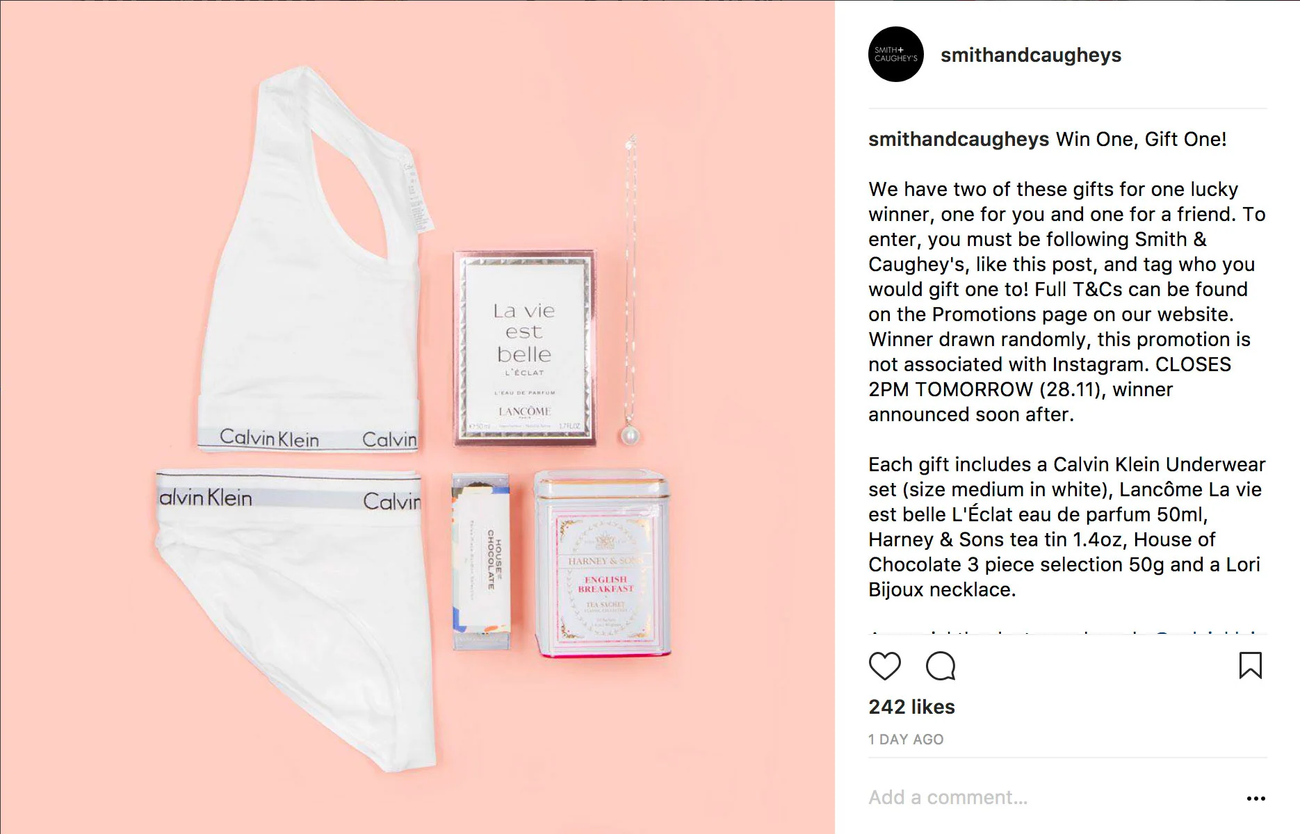 INSTAGRAM POST: 27.11.17 Likes: 257 Comments: 431 Impressions:&nbsp;4 595 Reach: 3 482 Actions: 51  (Organic - no paid promotion.)    Pushed to Facebook Likes, comments and shares: 18 Reach: 2 363 Post clicks: 82   (Organic - no paid promotion.)