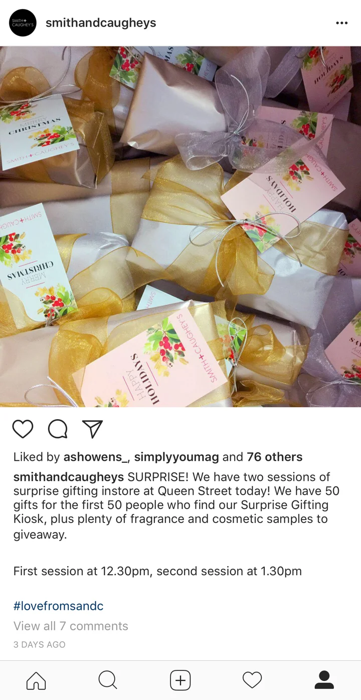 INSTAGRAM POST: 15.12.17 Likes: 83 Comments: 7 Impressions: 3 027 Reach: 2 424 Actions: 18  (Organic - no paid promotion.)