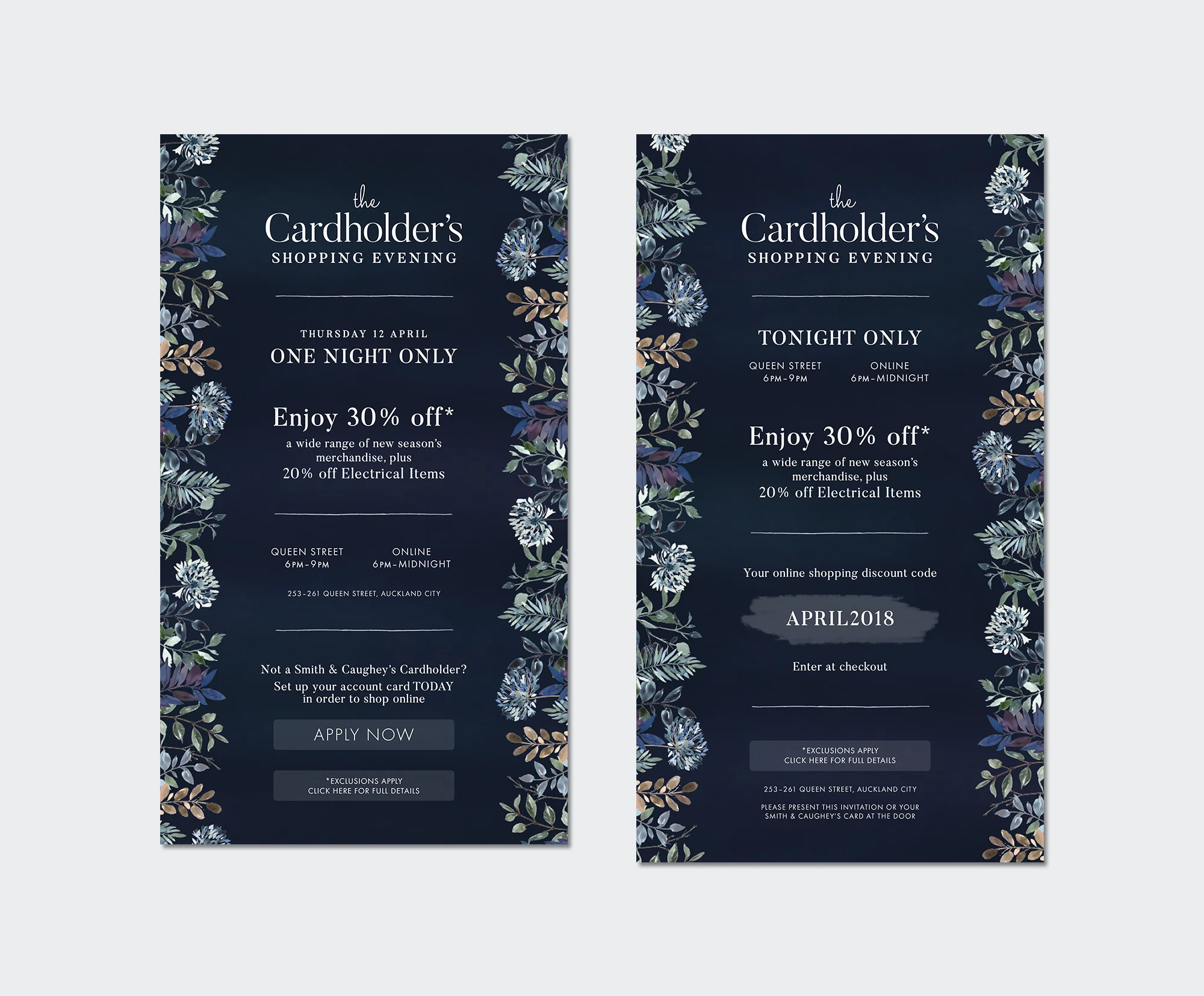 EMAIL | CARDHOLDERS INVITES