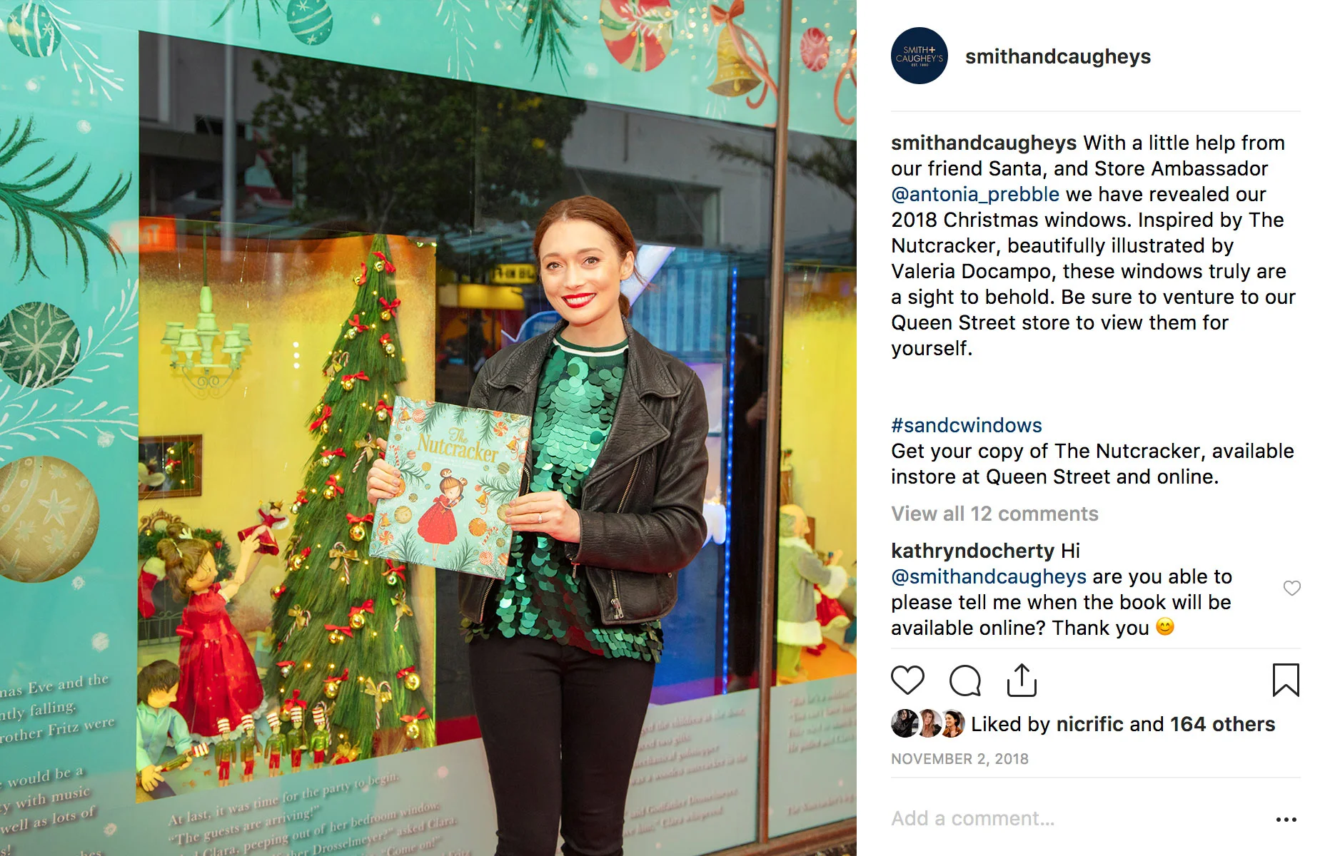 Instagram post the day after the event