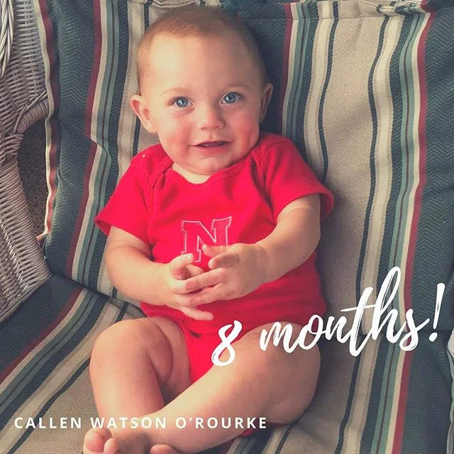 our little munchkin is 8 months old! while I have no idea how we got this far, this little miracle just keeps growing, growing, growing. Loves standing, crawling super fast, getting into every cabinet or drawer possible, knocking things over, and mak