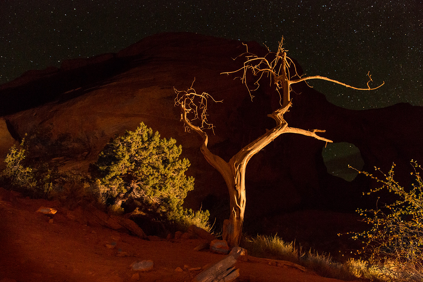 Light Painting, Monument Valley
