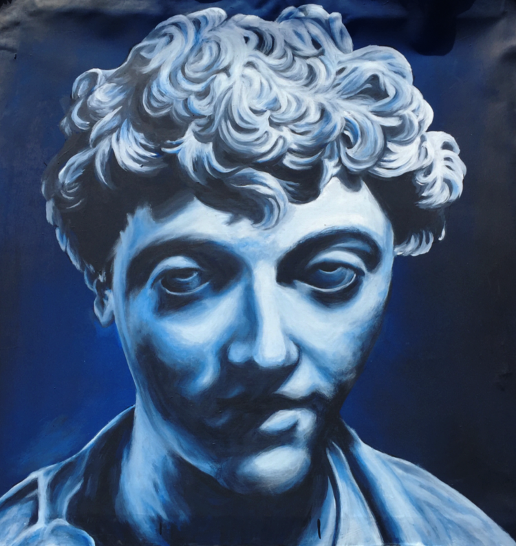 4'x4' Marcus Aurelius Portrait 