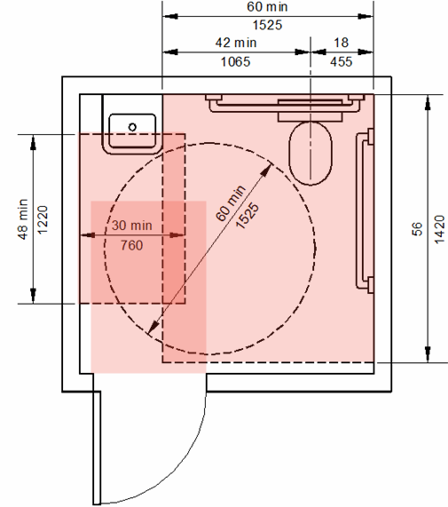 ada baby changing station