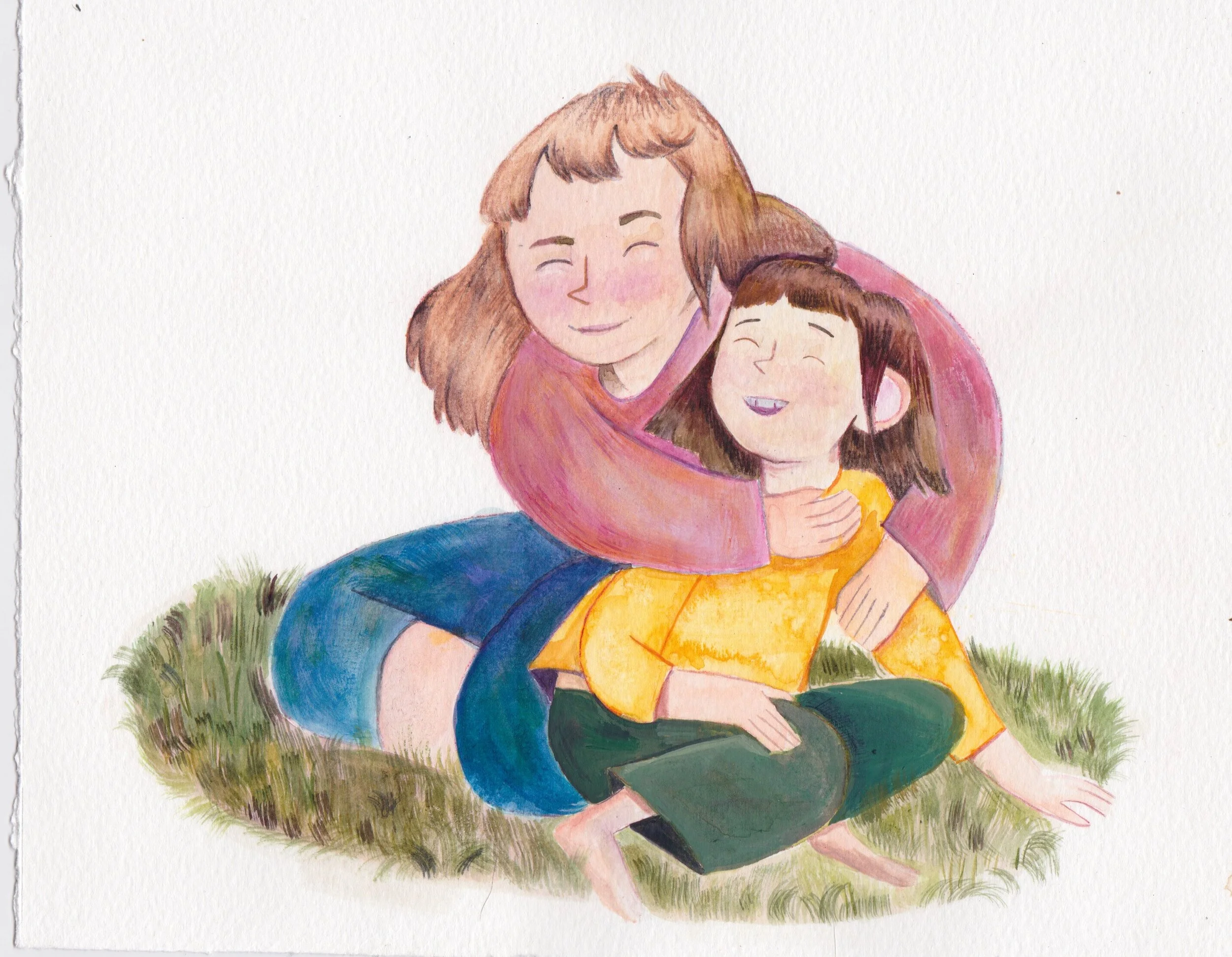  Watercolor and color pencil 