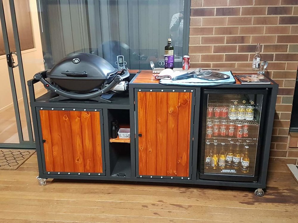 Outdoor Kitchen Unit For Weber Bbq