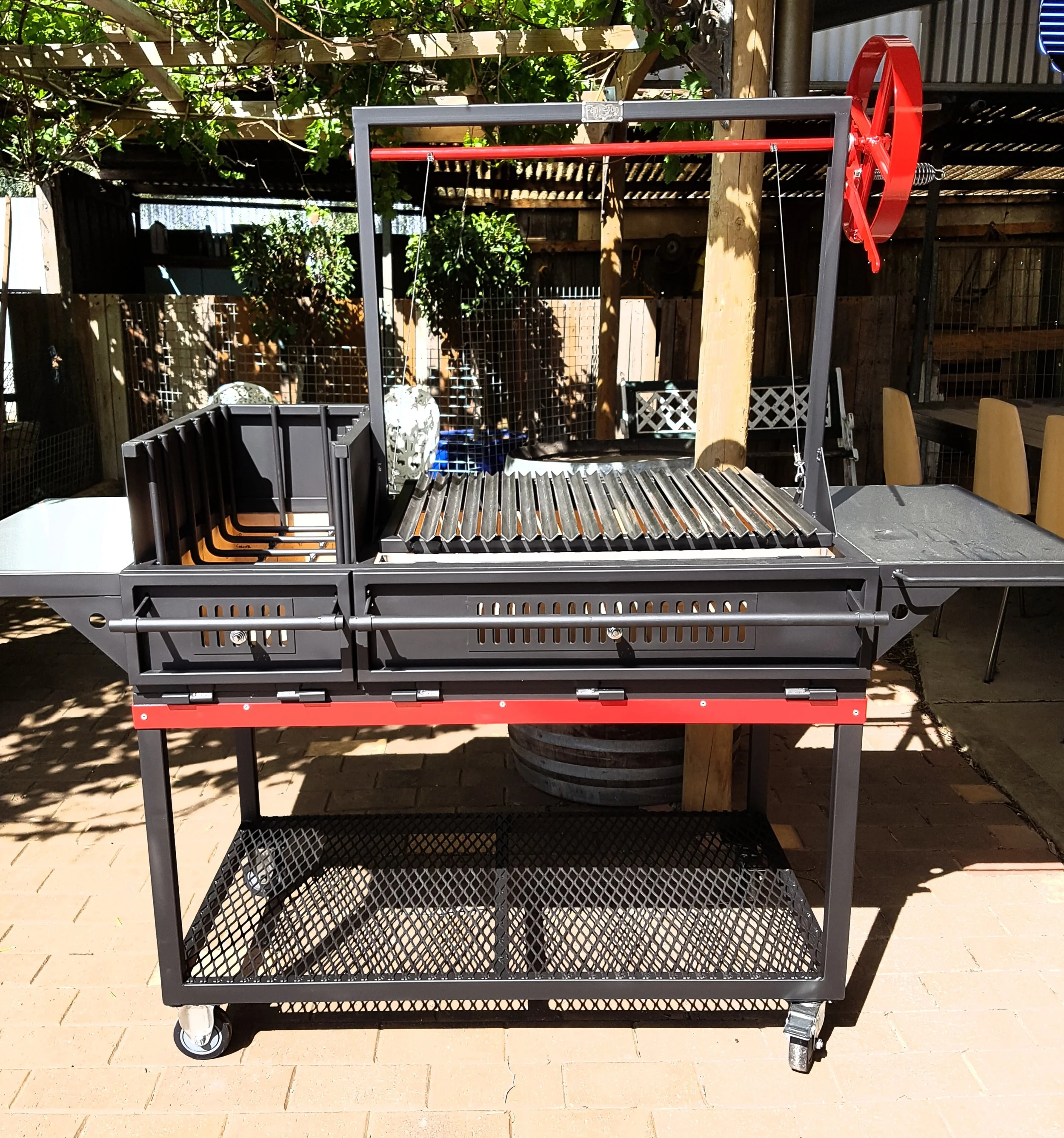 Argentine parrilla grills