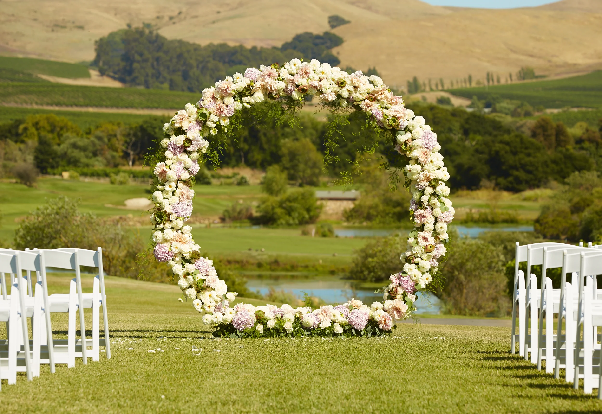 Floral Ring Backdrop