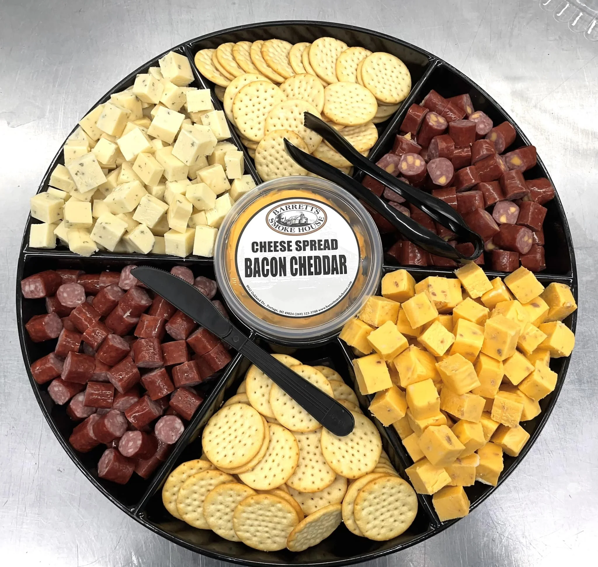 Smoked Cheese, Sausage & Cracker Platter