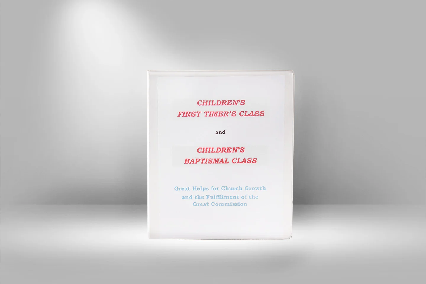 Children's First-timers & Baptismal Classes - by Dr. Jack Bachman