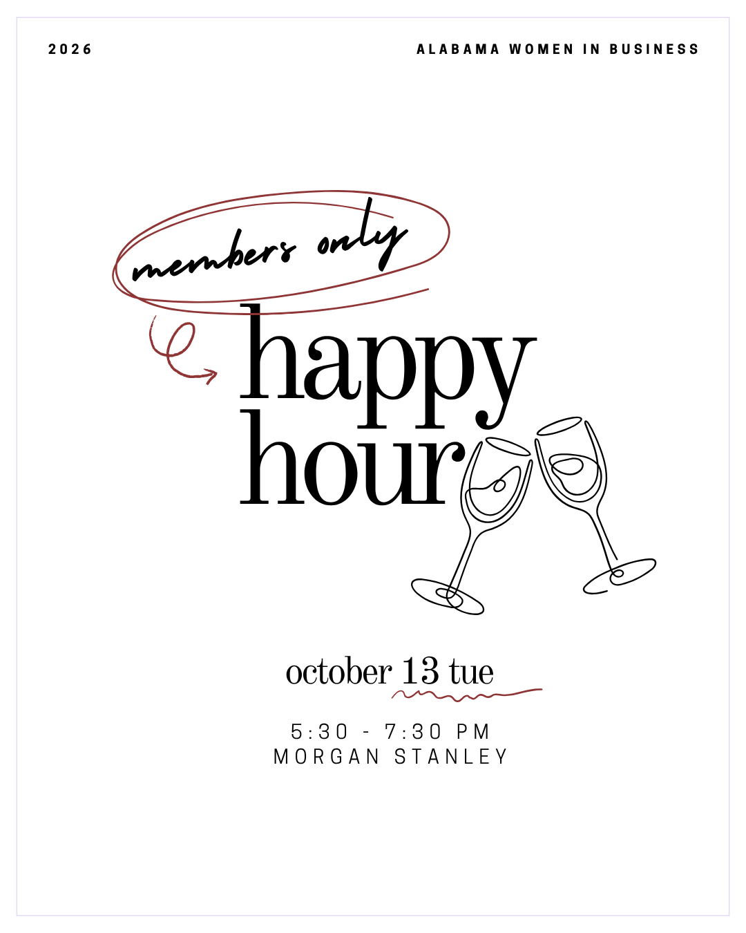 Members Only Happy Hour
