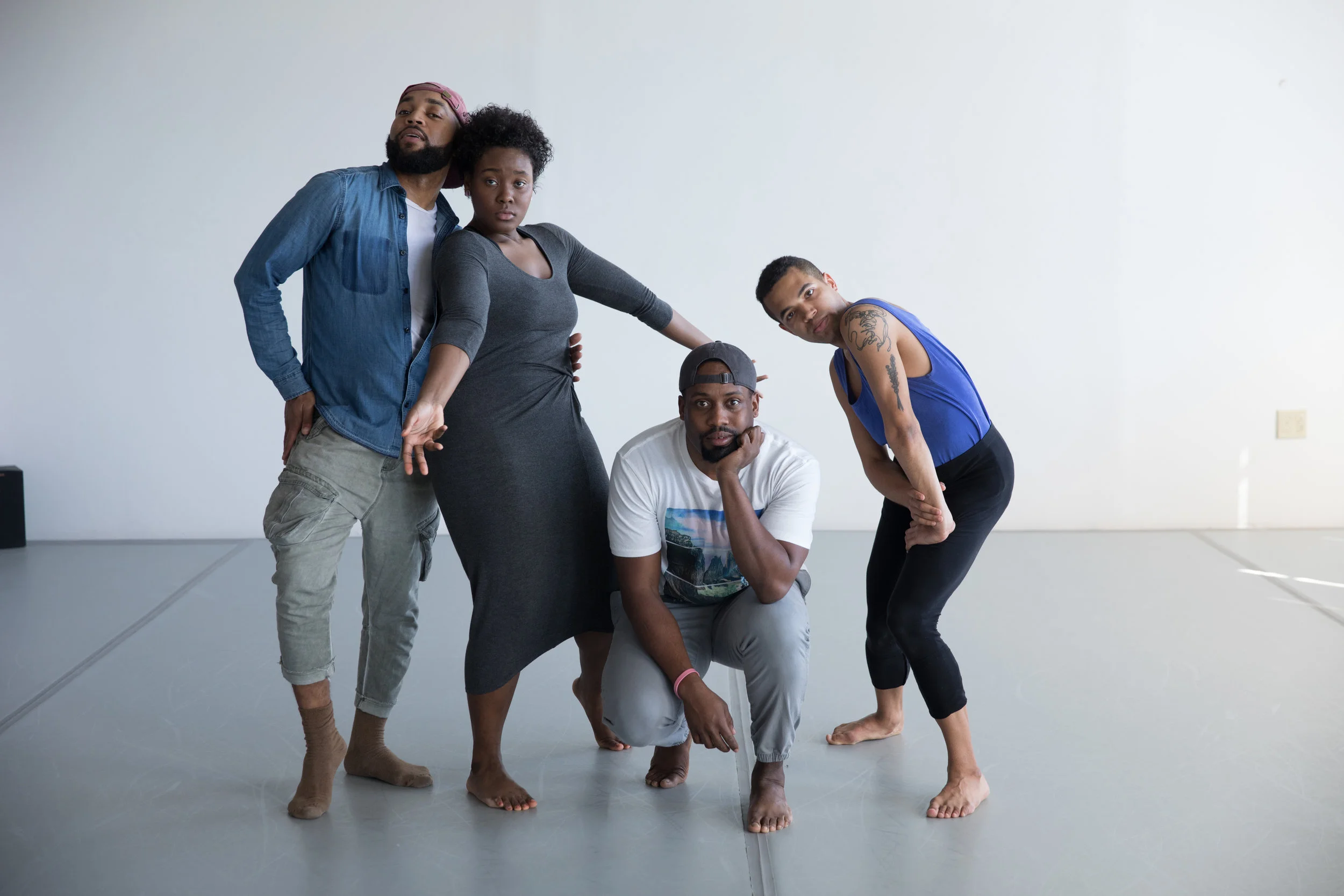 Zachary Orr, Lyrric Cosby-Jackson, Okwae A. Miller & Ben Stevenson, photo by Jamie Hopper