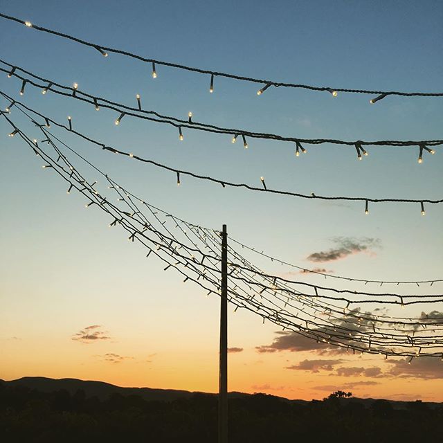 A blanket of fairy lights at sunset....what more could you ask for! ✨
.
.
.
#fairylights #sunset #outdoorwedding #summerwedding #eventinspo #blanketoflights #lighting #outdoorevent #weddinginspo #heavenonearth #vinyard #vinyardwedding #vines