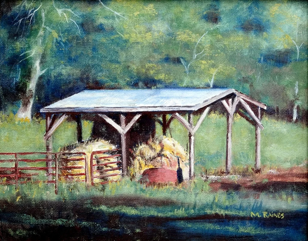 Martha Raines Landscape Painting Swannanoa Valley Fine Arts League