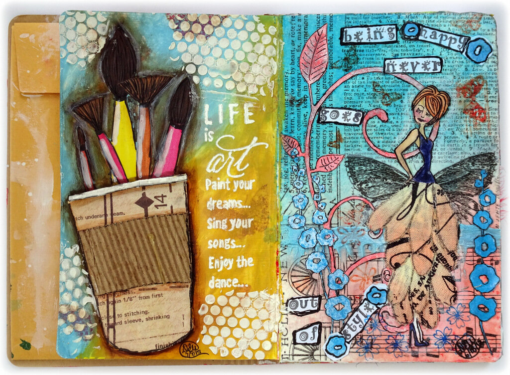 DENISE WALDICK - Mixed Media Art Journals — Swannanoa Valley Fine Arts  League