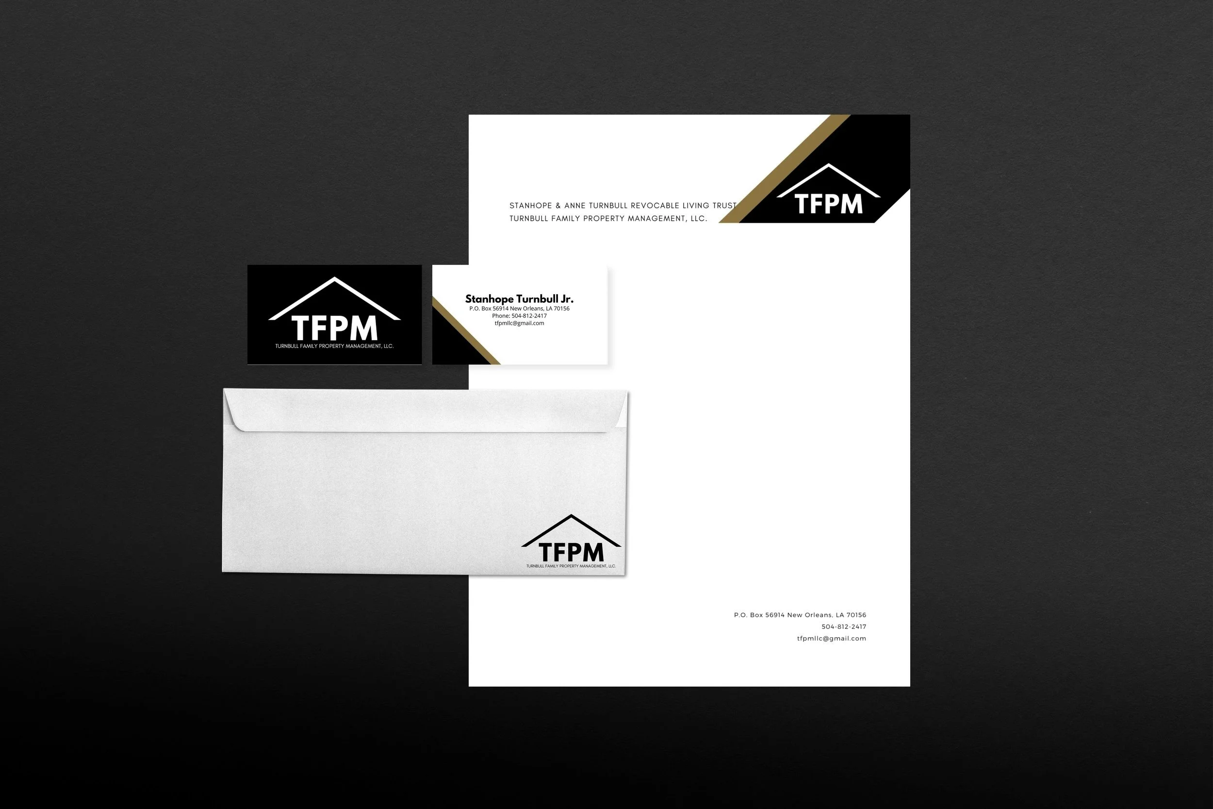 Turnbull  Family Property Management, LLC. Mock Up