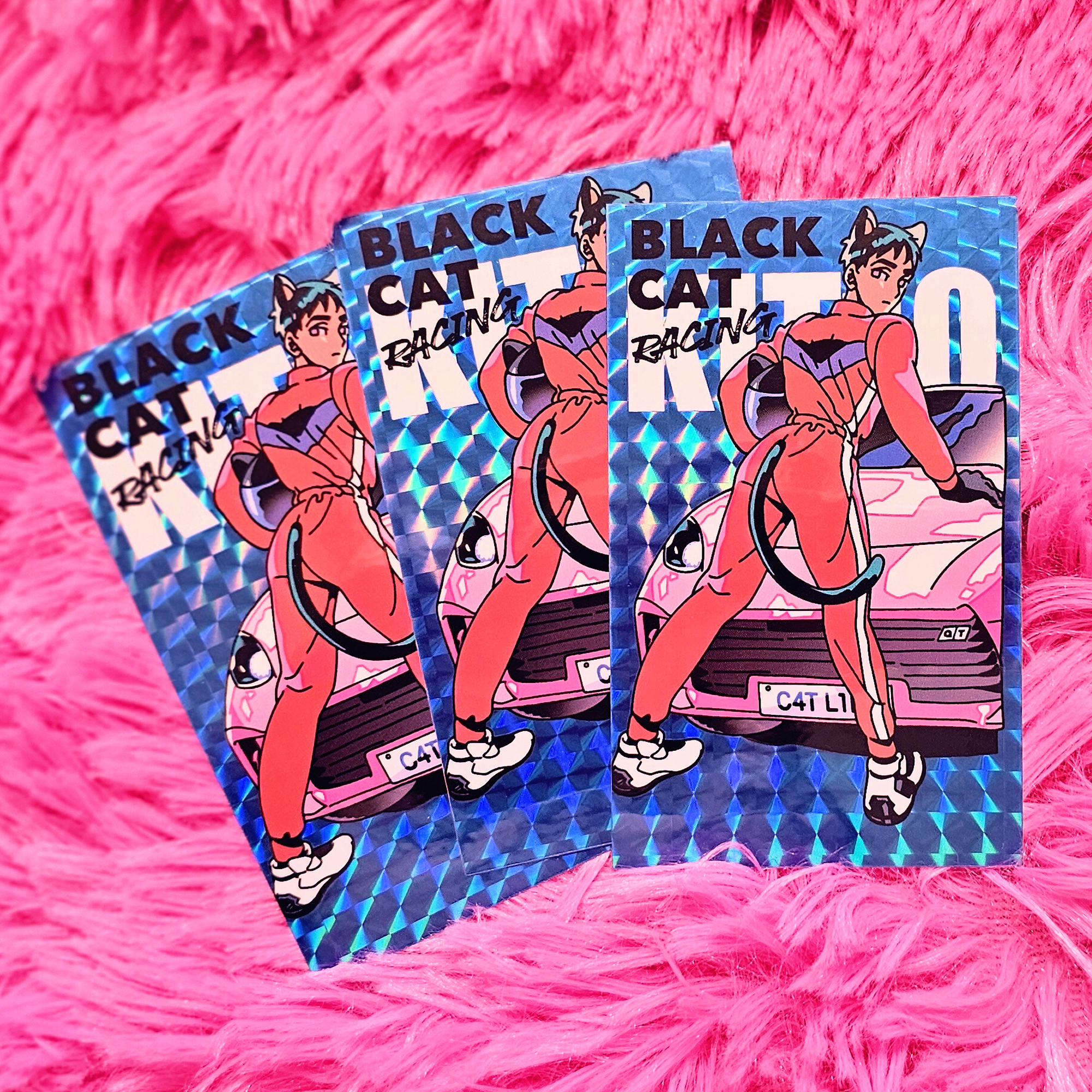 Eboy Goth Baddie Aesthetic Anime Boy Metallic Sticker — PEPPERONCCINI