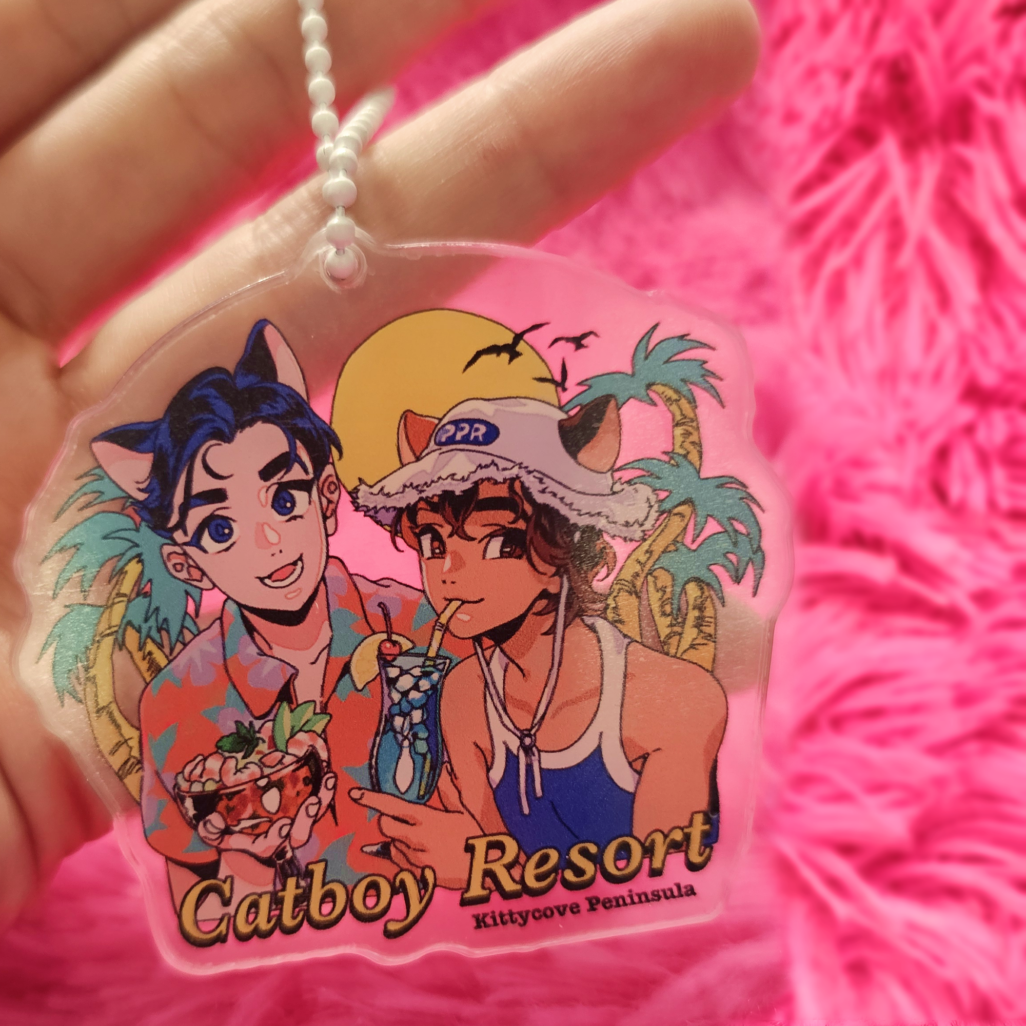 Catboy Resort Memorabilia Keychain — PEPPERONCCINI
