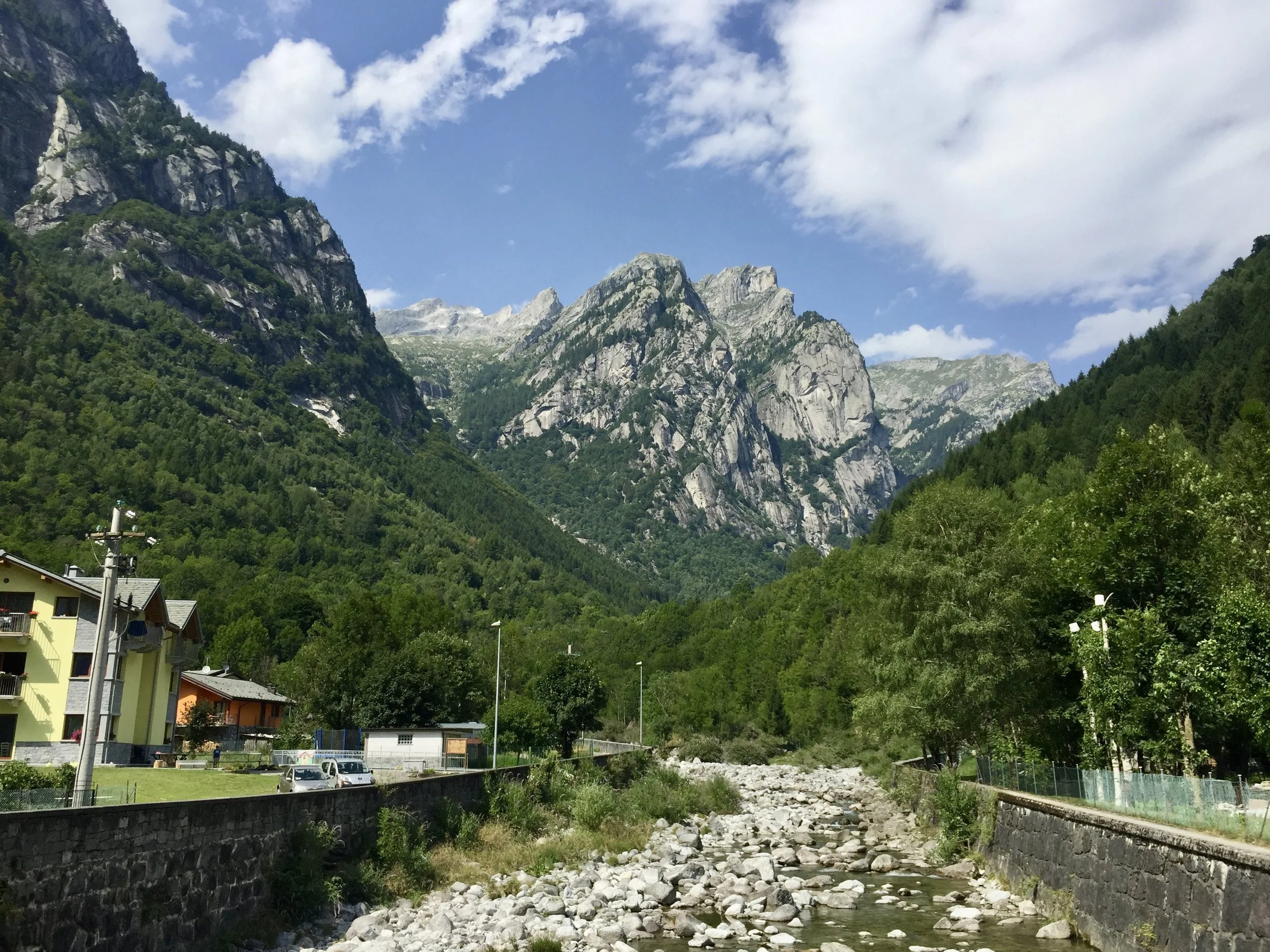 View from the car park