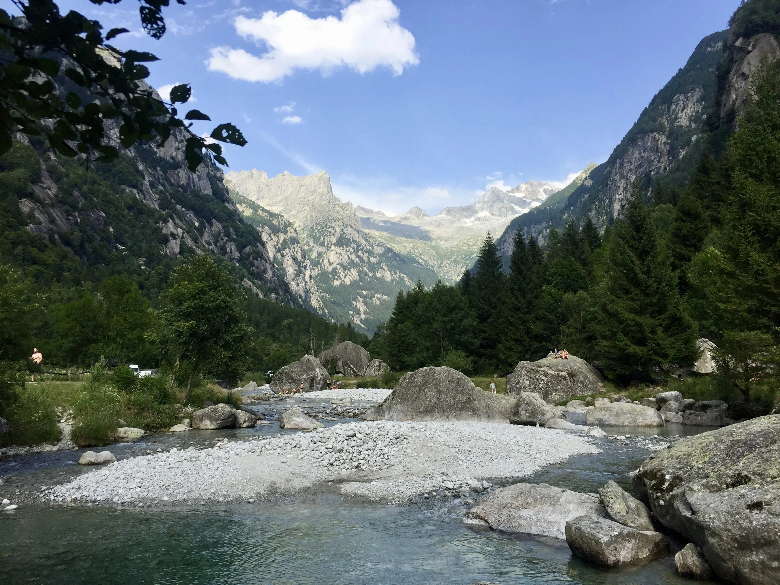 View from the valley