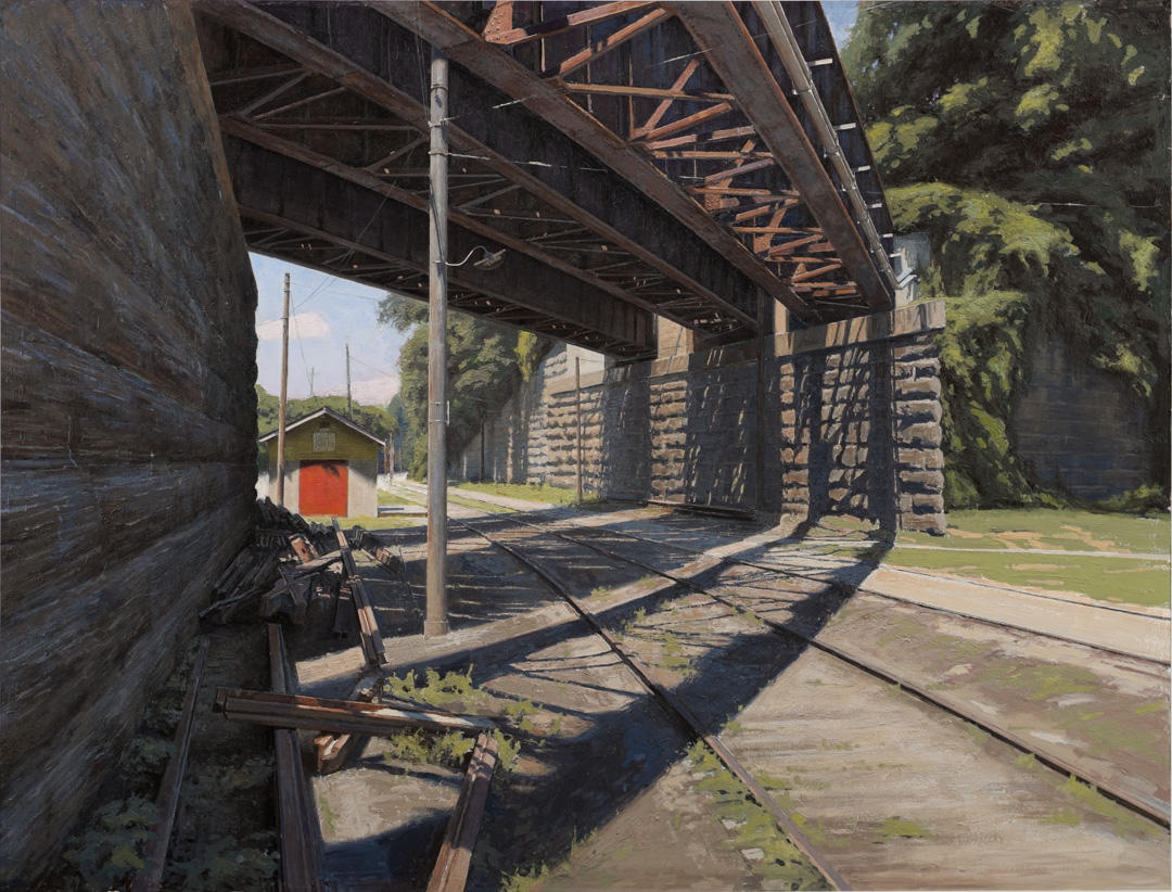   Streetcar Museum  Acrylic 32"x48" 