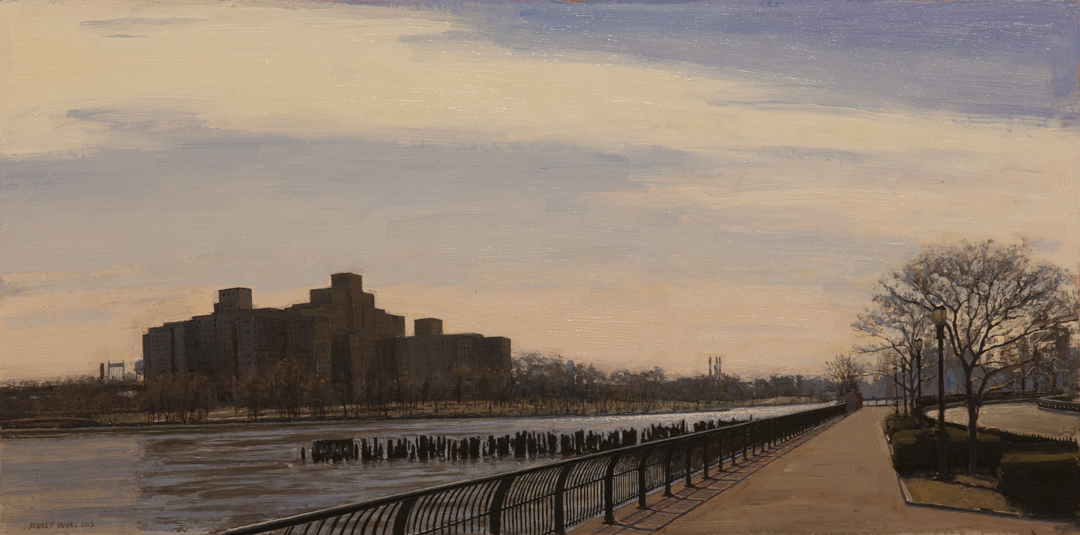   East River Path  Acrylic 10"x20" 