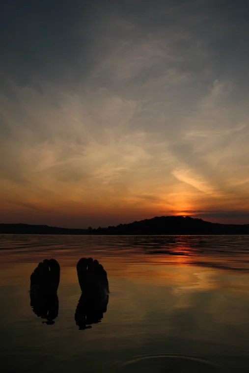 Sunset from Lake Monroe