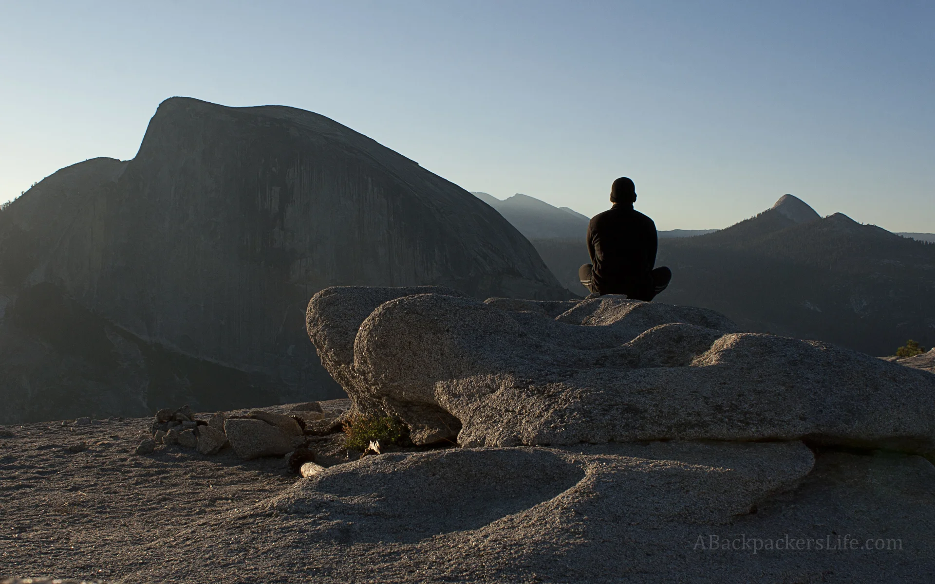 Half Dome From North Dome
