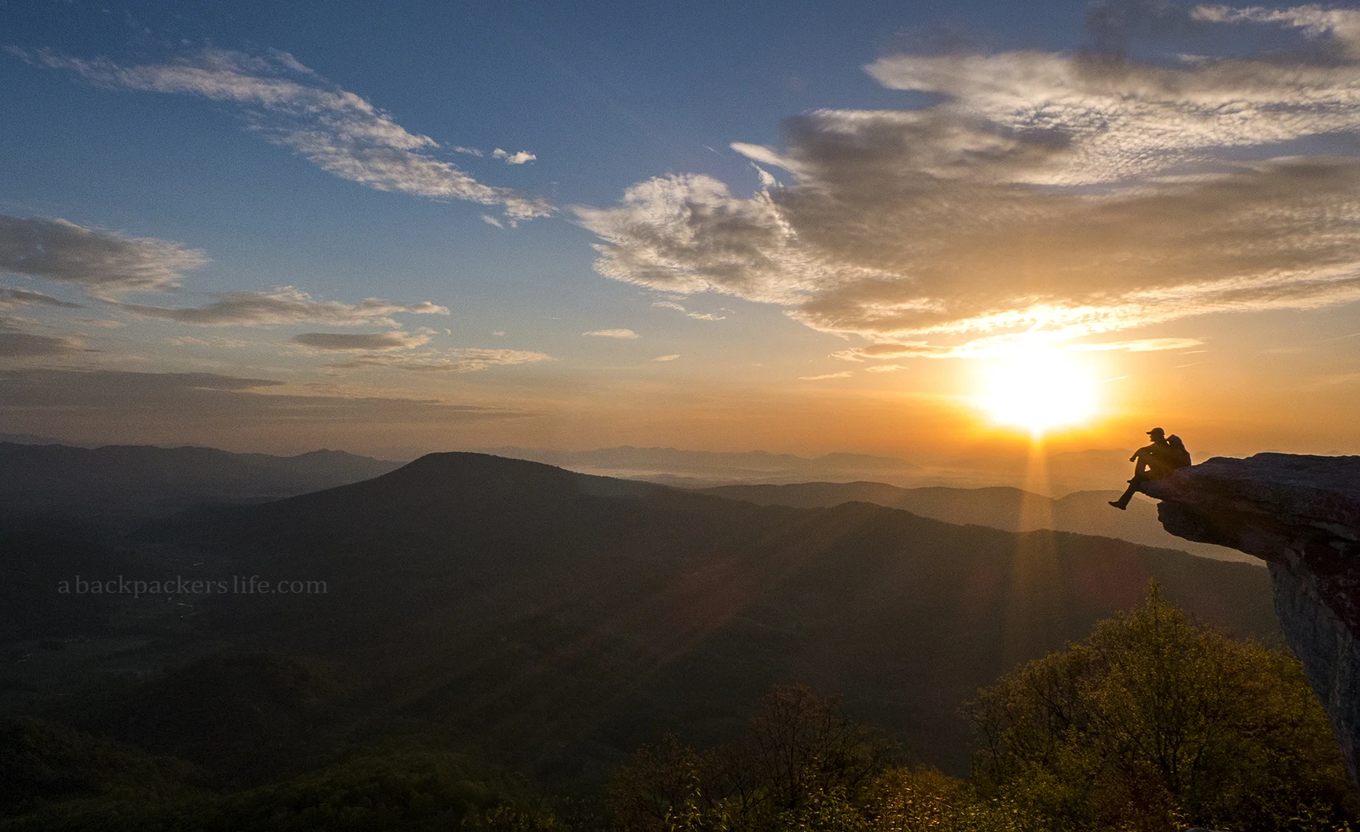 Sunrise at Mcafee Knob, Appalachian Trail