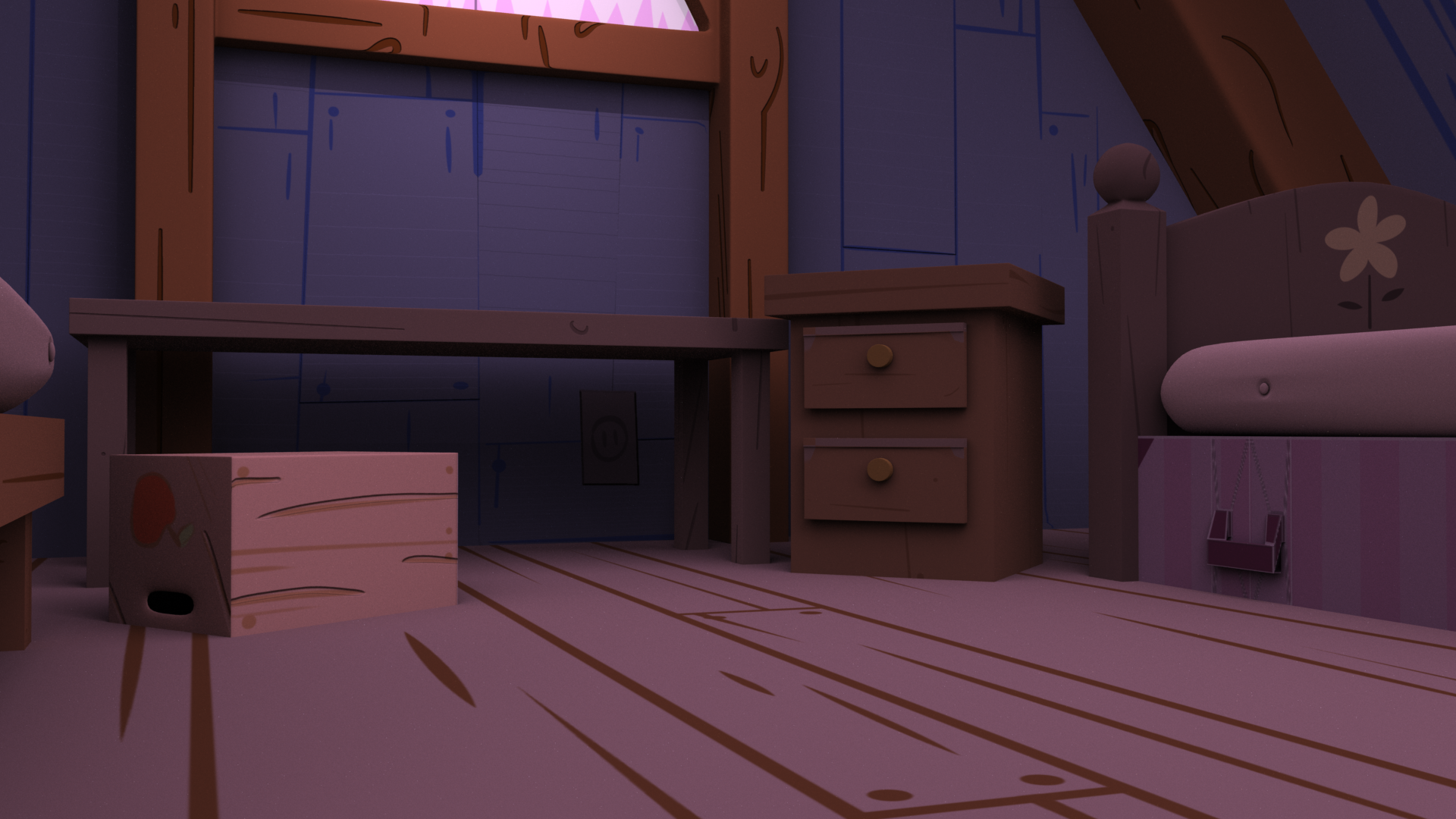 Gravity Falls Bedroom Mock Up - #2