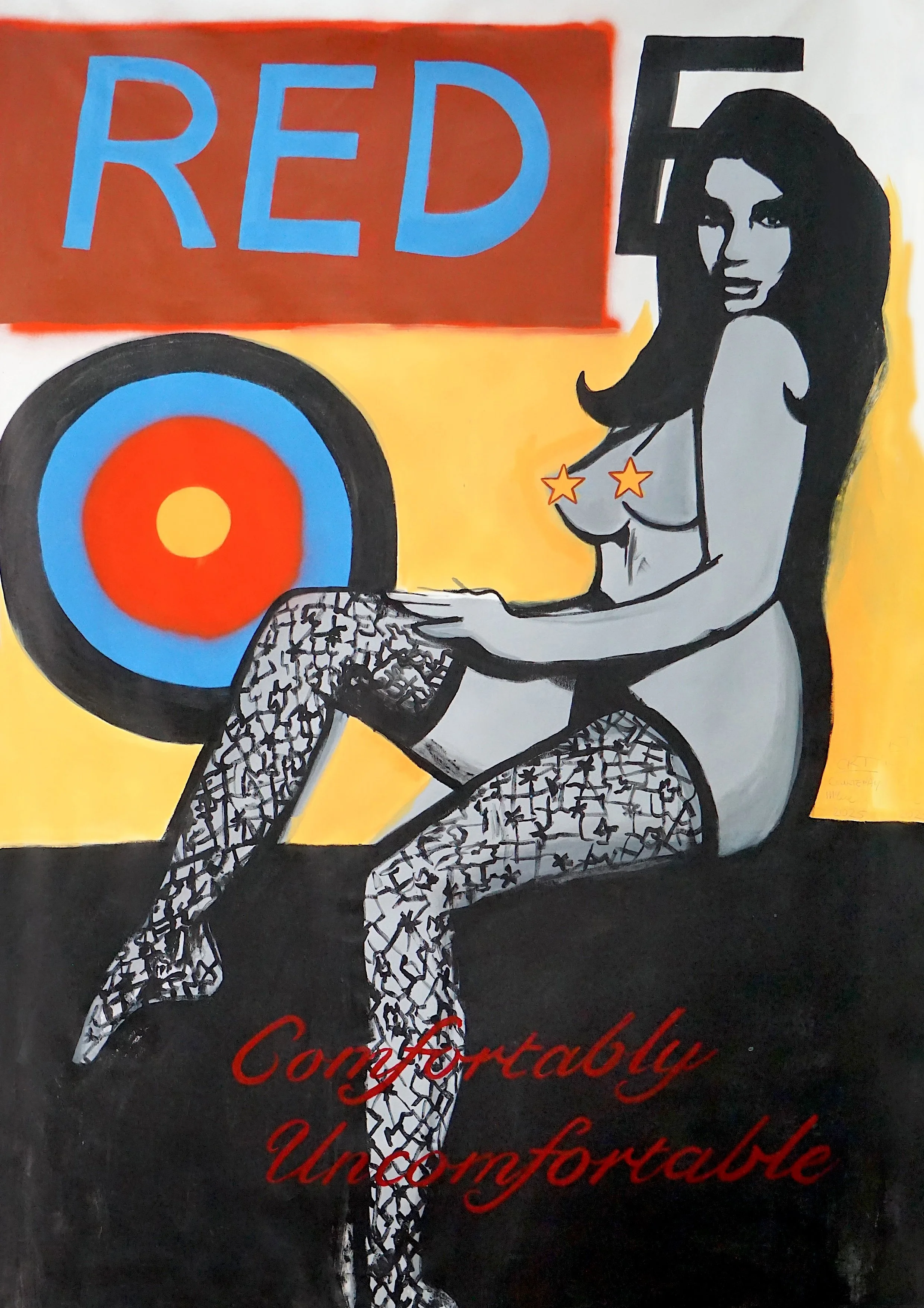  RED (2025), ACRYLIC ON CANVAS, 1300 × 2000mm 