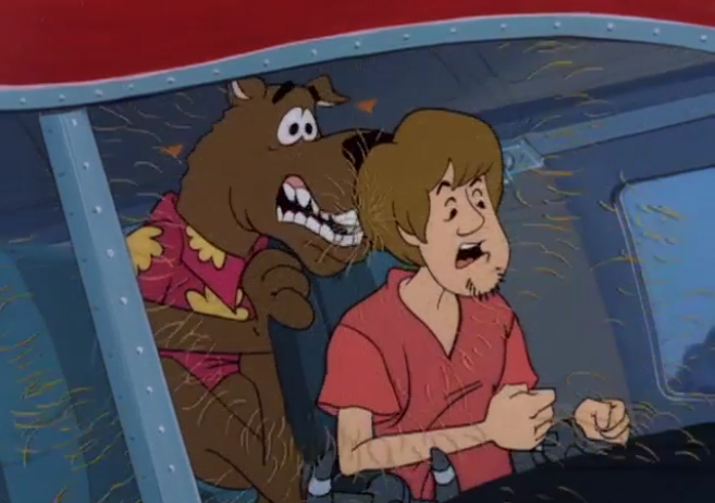  Scooby: Rhat do you rant?  Shaggy: Well I've been watching a lot of The A-Team recently...  Scooby: Ray no rore. 