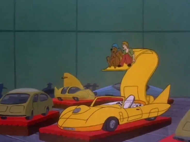  Shaggy:&nbsp;"Zoinks! Let's make like a banana (or this car) and SPLIT!" 