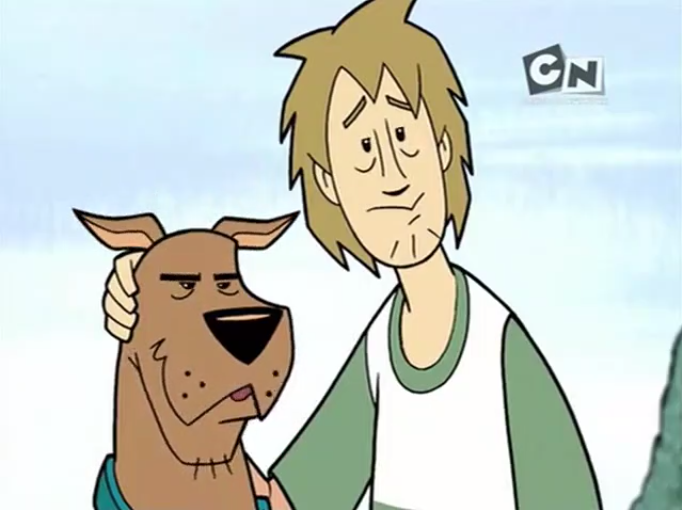  Shaggy: "It's ok, Scoob. We'll find a vegan hot dog stand someday." 