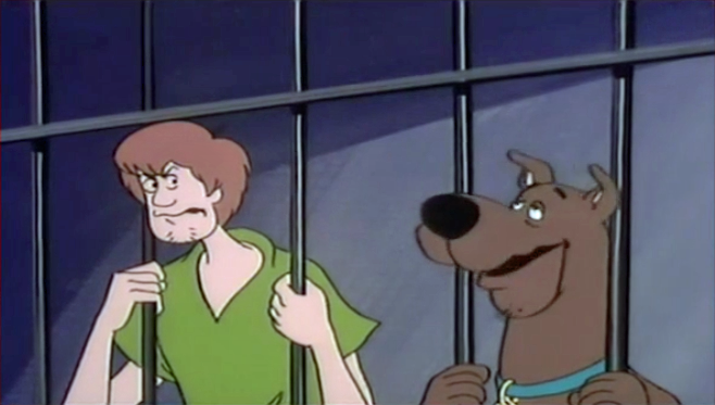  Scooby: "Raggy rade re roo it." 