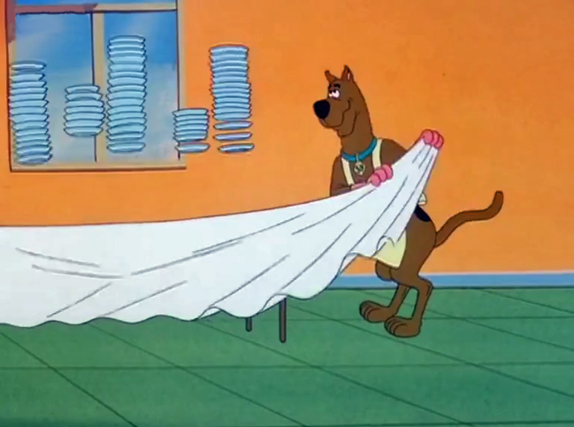  The price of the Home Economics class's dishes was $268.80. Unfortunately, Scooby didn't have a cent to his name. 