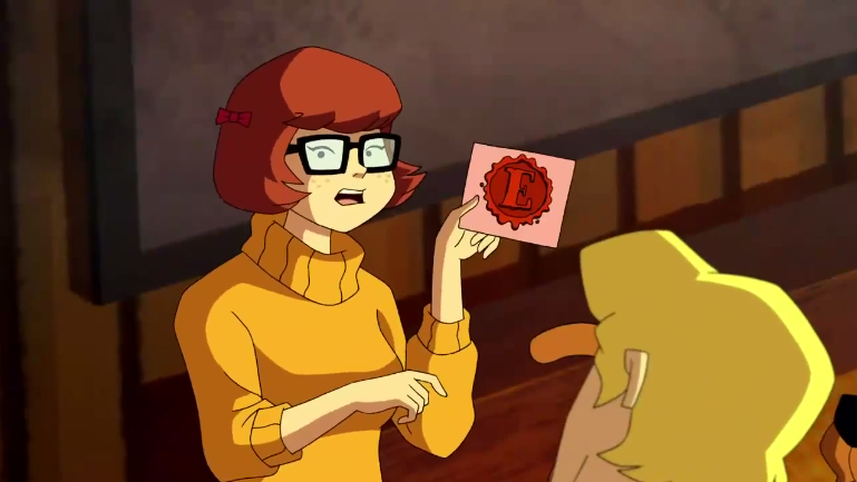  Fred could make hot dog eyes at Velma all he wanted- she was reading the letter. 