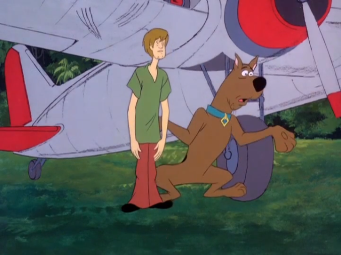  The inflatable Scooby calmed Shaggy, helped him forget what happened to heavy Scooby.&nbsp; 