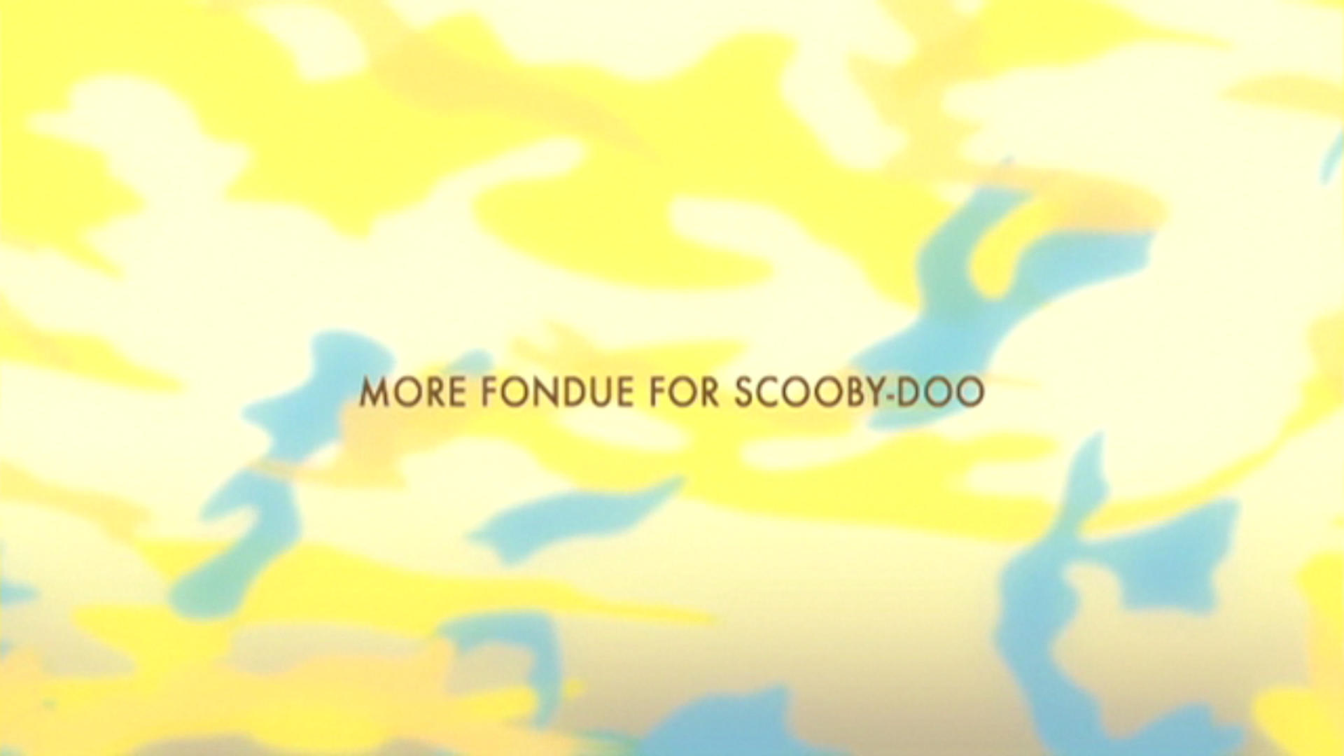  Shaggy &amp; Scooby-Doo Get a Clue!  - Season 1, Episode 2: "More Fondue for Scooby-Doo" - Title Animation by Unknown 